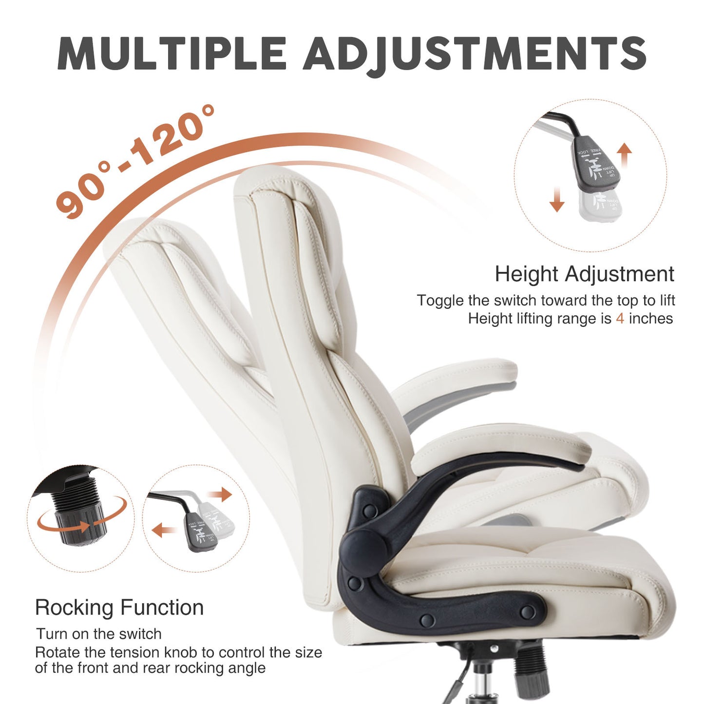 PU Leather Office Chair