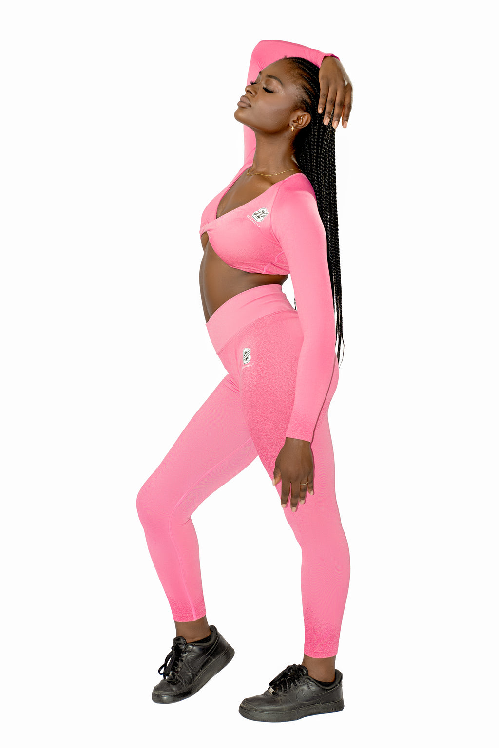 2pcs Women's Fashionable, Sexy & Comfortable Daily Sports Chic Outfit,