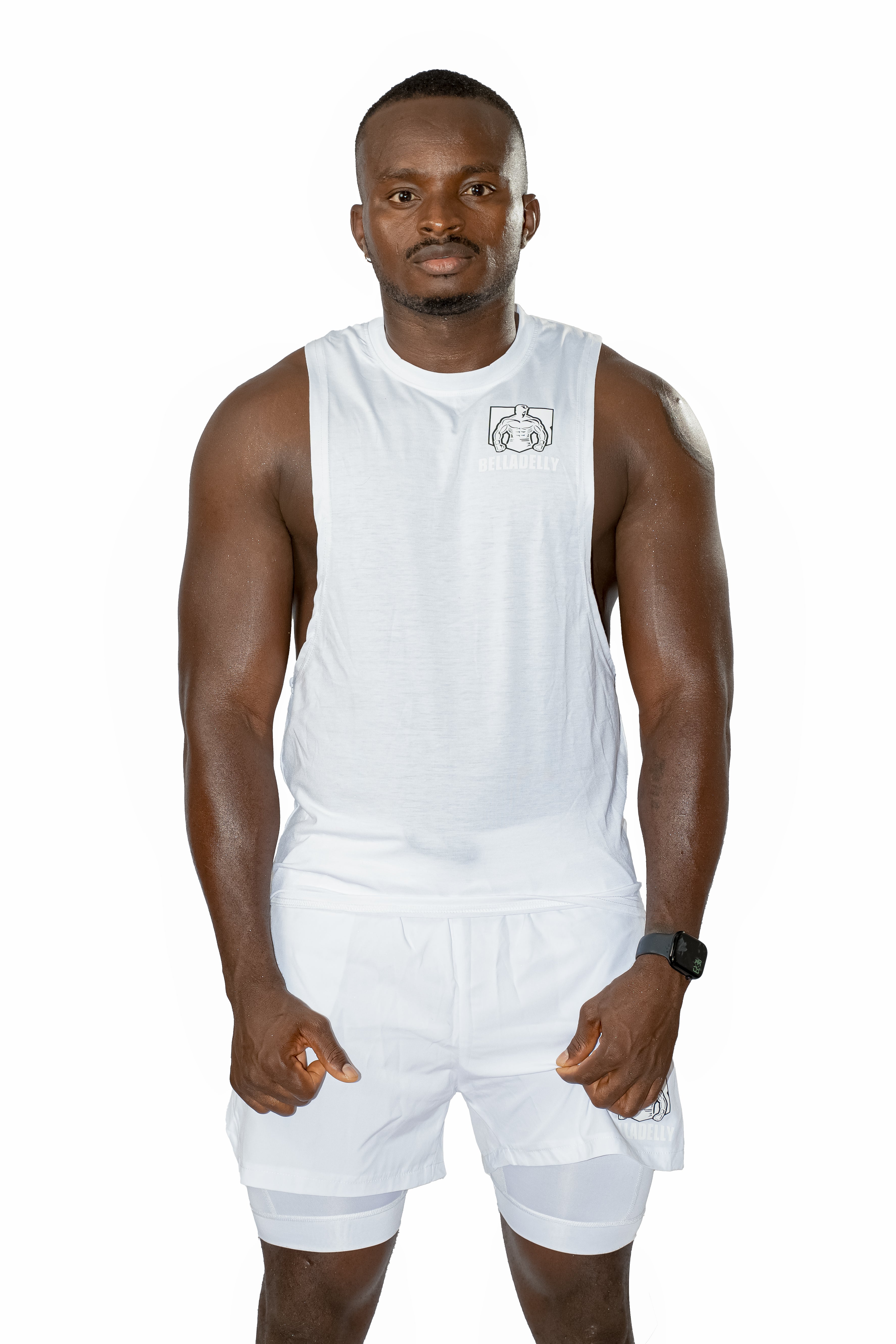 1 Piece Men's Sports Vest, Basketball Gym Tight Tank Top, Loose Quick Dry Elastic American Training Base Layer