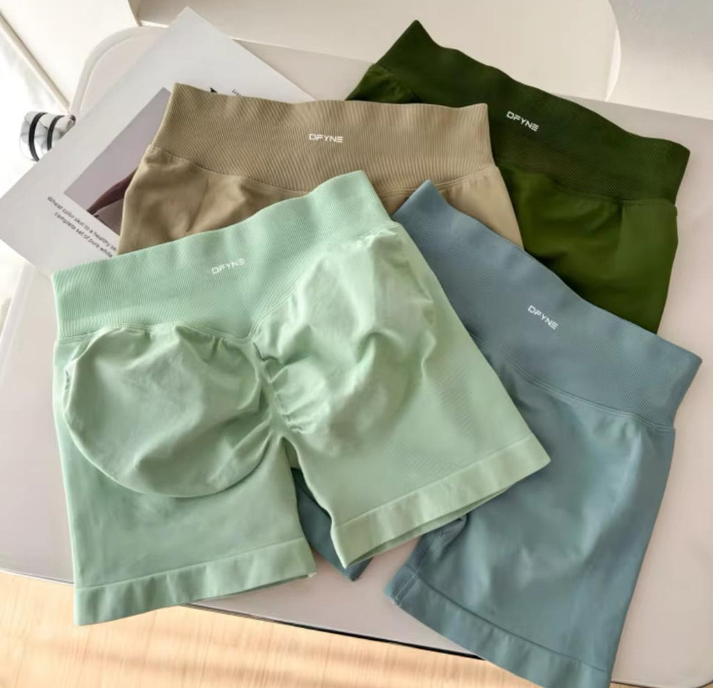 2 piece Women's Elastic Yoga Shorts