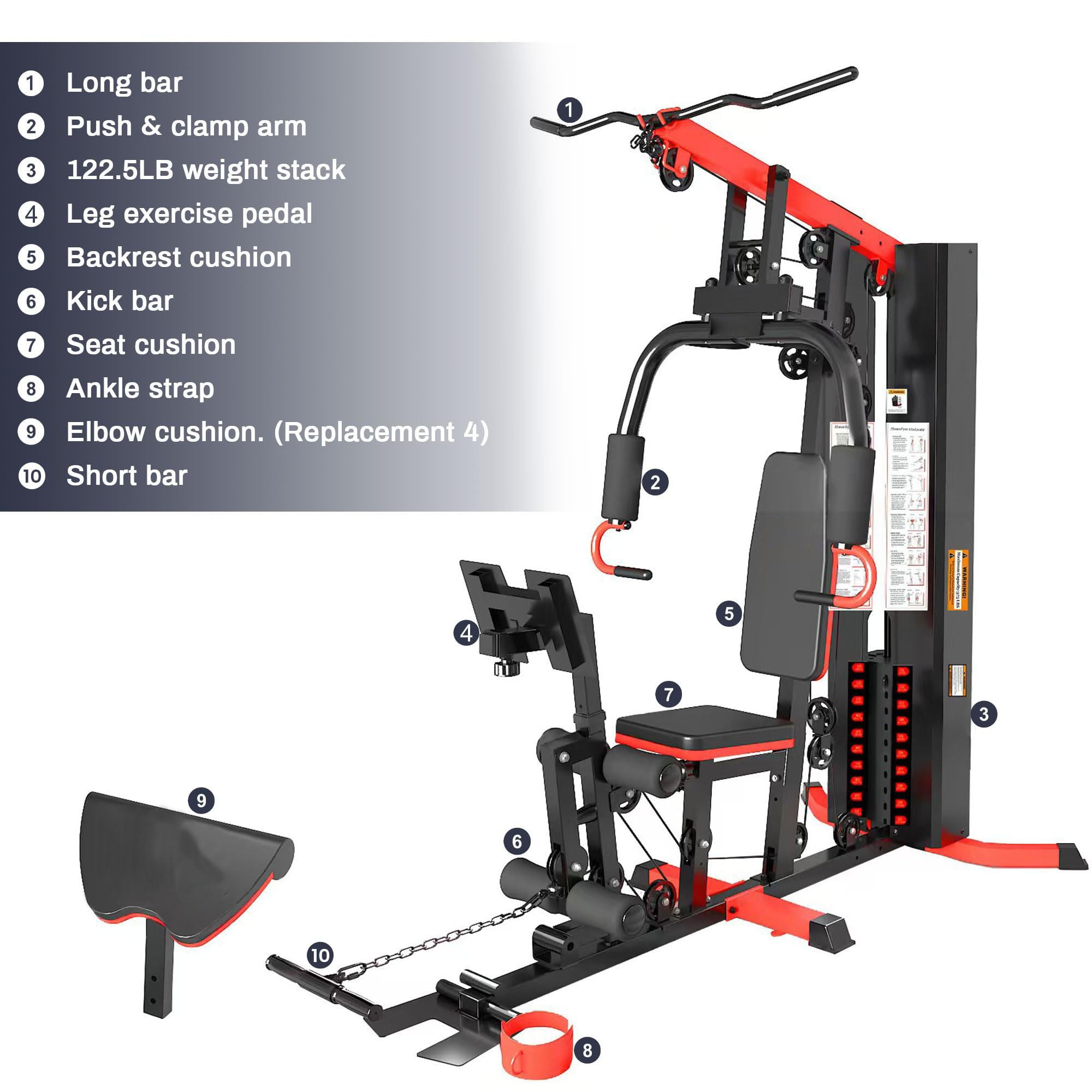 Only Supports Self Pickup  Heavy Duty Gym Equipment For Strength Training And Full Body Workouts Please Follow The Ordering Instructions To Purchase This Product